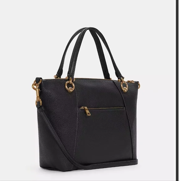 NWT Coach Kacey Satchel Black - Picture 2 of 5